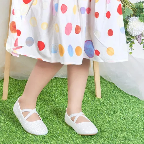 Miniatura 2 de Otter MOMO Zapatos planos de bailarina para niñas pequeñas y niñas pequeñas, zapatos de vestir para fiesta escolar