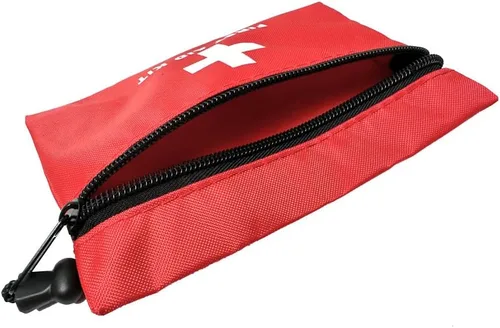 Miniatura 2 de Paquete de 12 mini botiquines de primeros auxilios, bolsas vacías pequeñas de 6.3 x 4.3 pulgadas, bolsas de primeros auxilios con cremallera