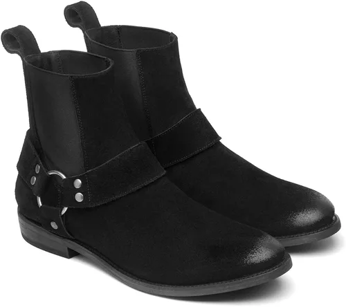 Miniatura 4 de Mezcalero Botas Chelsea de gamuza para hombre con elásticos laterales - Sandro