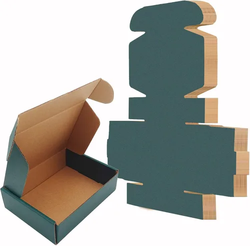 Miniatura 17 de Paquete de 25 cajas de envío con corazones rosas para bebé, cajas de cartón corrugado de kraft reciclables de 4 x 4 x 2 pulgadas, cajas de embalaje