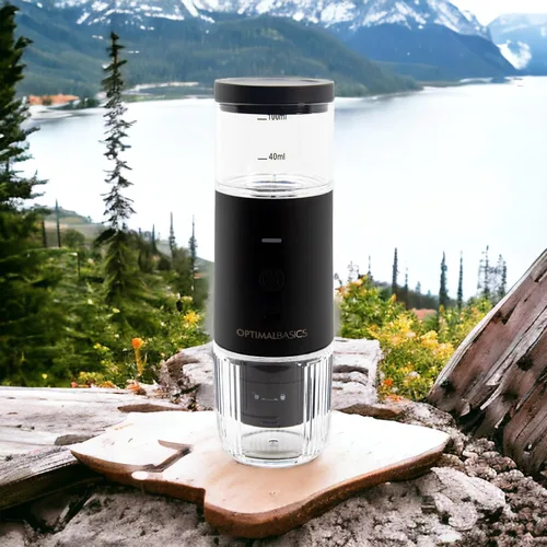 Miniatura 9 de Mini cafetera portátil de café expreso recargable por USB para espresso en polvo o cápsula
