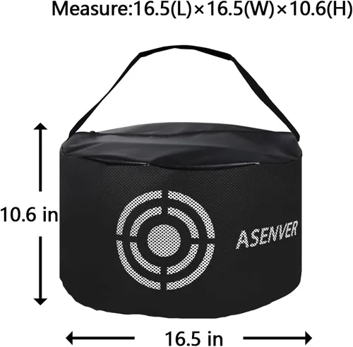 Miniatura 6 de Negro Golf Impact Bag Silent Golf Swing Trainer Golf Smash Bag Portable Power Hitting Bag Golf Training Aid