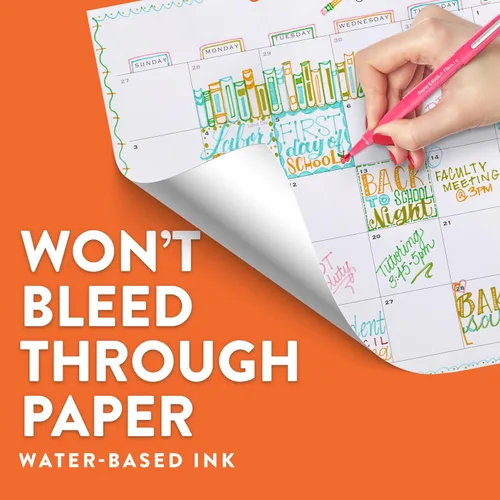 Miniatura 3 de Paper Mate® Flair Bolígrafos de punta de fieltro, punta media (0.028 in), colores surtidos, 12 unidades, edición de 250 aniversario de EE. UU