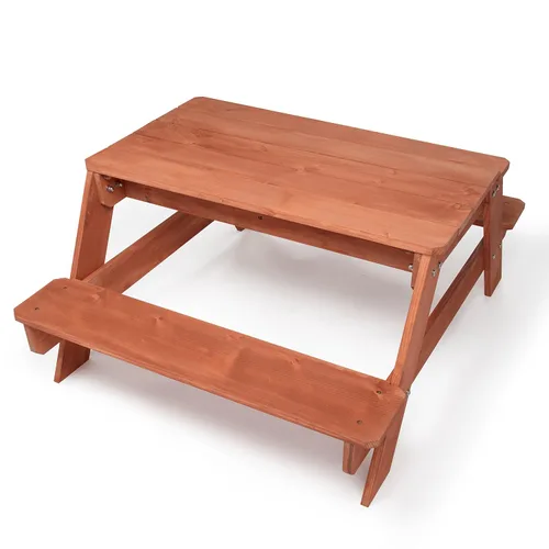 Miniatura 8 de Svan Mesa de picnic 3 en 1 para interiores y exteriores, juego de actividades de arena y agua con parte superior extraíble y drenaje doble para una