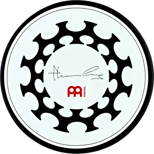 Almohadilla de práctica de tambor de 6", de silicona — Rebote medio y volumen controlado para velocidad, potencia y precisión, logotipo clásico,
