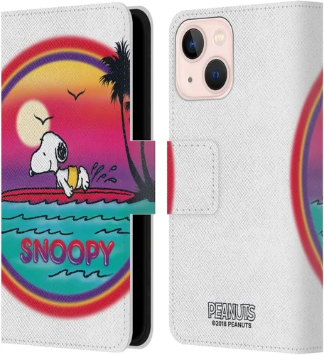 Miniatura 15 de Head Case Designs Funda de piel con licencia oficial de Peanuts Beach Surf Snoopy Boardwalk Airbrush compatible con Apple iPhone 11