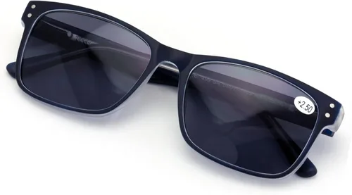Miniatura 15 de Gafas de lectura rectangulares de gran calidad para hombres grandes - Lector de calidad óptica de ajuste ancho negro (TT Black)