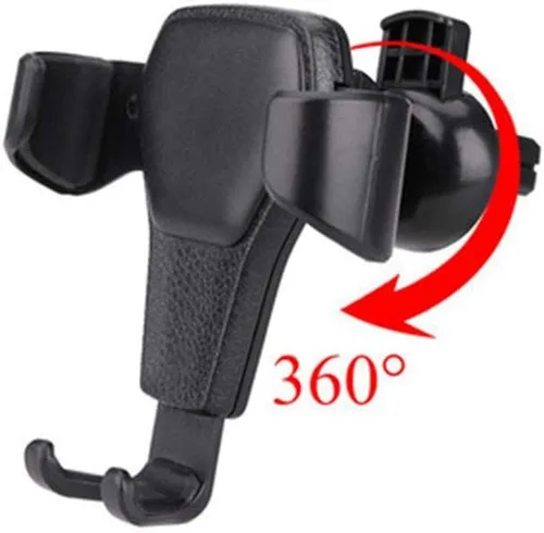 Miniatura 2 de Soporte para teléfono celular con ventilación de aire para automóvil, soporte giratorio de 360° con clip para Samsung Galaxy A15 A16 A25 A35 A55 S25