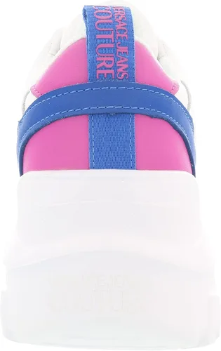 Miniatura 4 de Versace Jeans Couture White Blue Signature - Tenis de moda para mujer, BlancoAzul