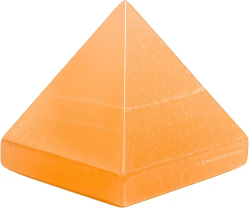 Miniatura 54 de Piedras Curativas de Cristal de Pirámide de Cuarzo Claro de Amazing Gemstone - Figura de Gran Pirámide de 2" de Piedra Natural para Meditación