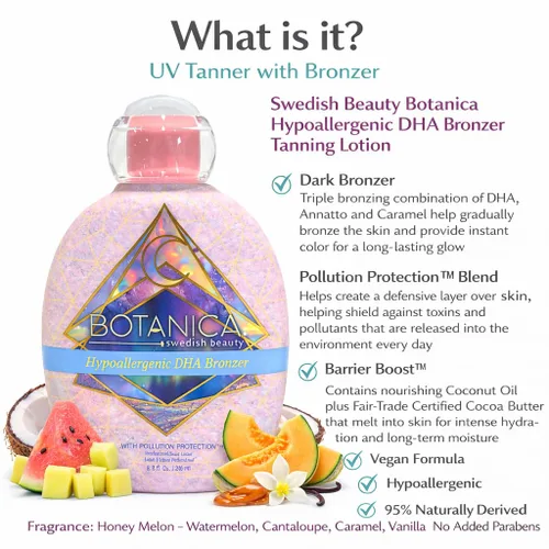 Miniatura 9 de Protección contra la contaminación Dark DHA Triple Bronzer Hipoalergénico 8.5oz