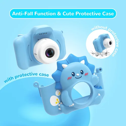 Miniatura 6 de Cámara para niños para niñas y niños, cámara digital HiMont para niños con tarjeta TF de 32 GB, cámara para niños de 1080P y cámara de video selfie