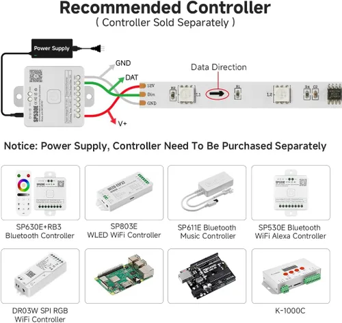 Miniatura 4 de WS2811ALL, Blanco (White PCB)