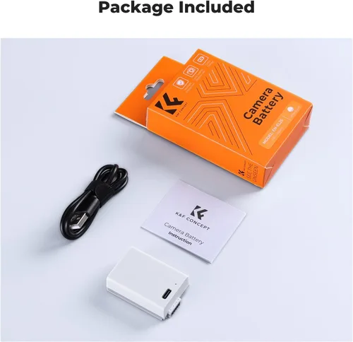 Miniatura 7 de K&F CONCEPT EN-EL25 Batería USB-C EN-EL25A Z50ii Batería con carga rápida 2H Compatible con Nikon Z50ii Z50 Z30 Zfc Camera MH-32 Cargador