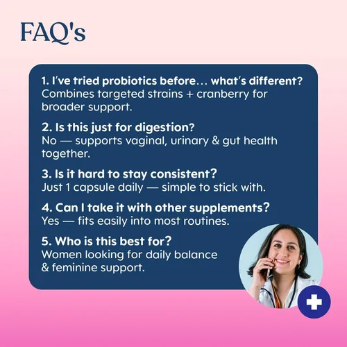 Miniatura 6 de LOVEBUG Probióticos para mujeres con Pancran® - Probiótico multi-cepa que apoya el equilibrio de IVU, BV, olor y pH - Probióticos vaginales