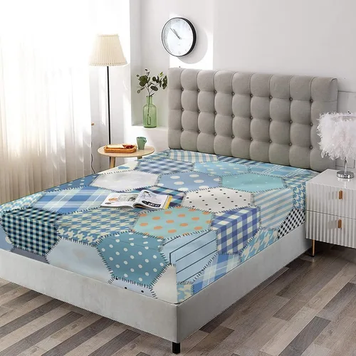 Miniatura 36 de Juego de sábanas decorativas tamaño individual XL, juego de sábanas bajeras con bolsillos profundos de cactus y 2 fundas de almohada