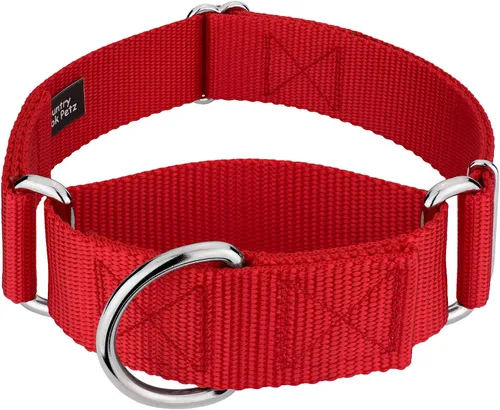 Miniatura 15 de Country Brook Petz - Collar para perro de nailon resistente Martingale de 15 colores (extra grande, 1 1/2 pulgadas de ancho, azul océano)