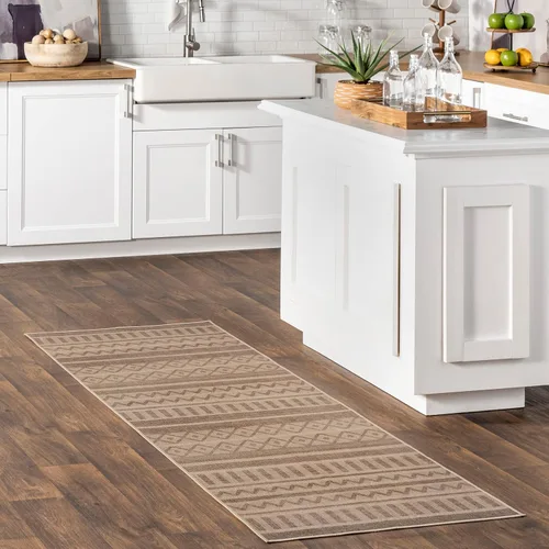 Miniatura 41 de nuLOOM Kasie Natural - Alfombra de 5 x 8 pies, lavable a máquina, antideslizante, para sala de estar, dormitorio, habitación de los niños, 2-Natural