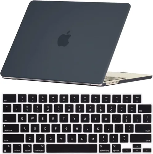 Miniatura 87 de Se7enline Compatible con MacBook Air 2025 2024 2023 de 15 pulgadas M4 M3 M2 Funda rígida para laptop Mac Air de 15.3 pulgadas M4 M3 M2 Chip