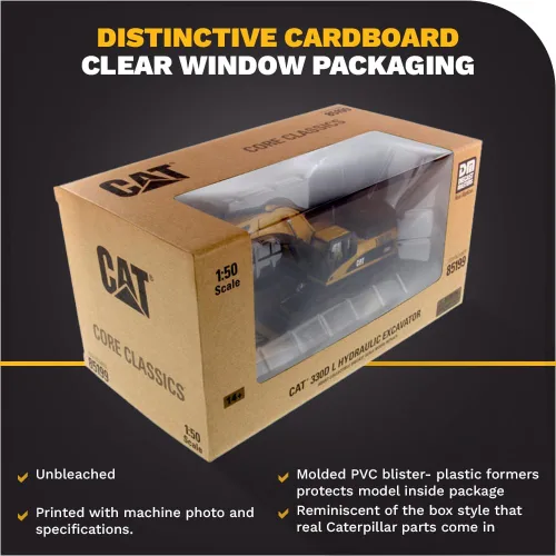 Miniatura 6 de Diecast Masters Excavadora hidráulica Caterpillar 330D L Core Classics Series Vehículo