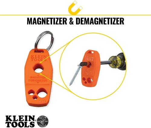Miniatura 2 de Klein Tools 85148 Juego de destornilladores con magnetizador/desmagnetizador para puntas magnéticas, cabeza plana y Phillips, mejoras para el hogar
