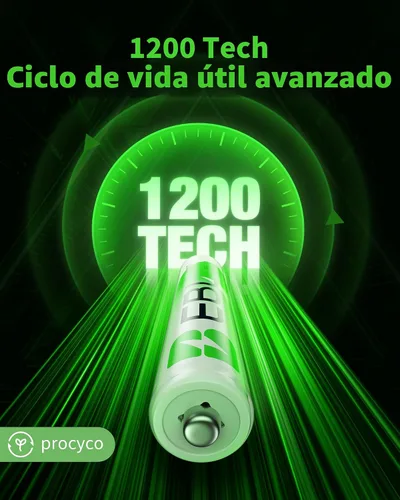 Miniatura 3 de EBL Baterías AAA recargables (16 unidades) Ready2Charge 1100mAh 1.2V Batería Ni-MH