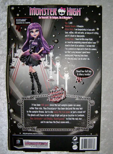 Miniatura 7 de Mattel Monster High Frights, Camera, Action! Muñeca Elissabat