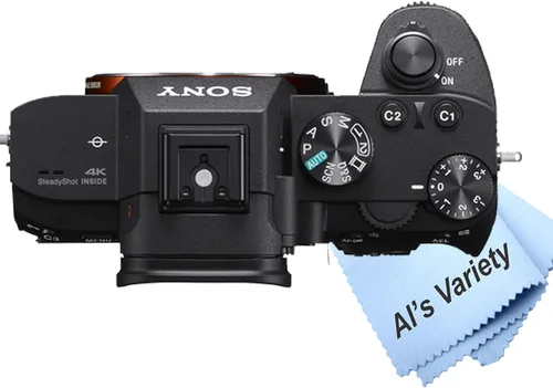 Miniatura 5 de Sony Cámara sin espejo A7 III con tarjeta de velocidad extrema de 1.102-2.756 in + 128 GB, agarre en U, micrófono, luz de video LED, batería