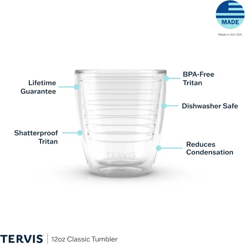 Miniatura 3 de Tervis Ol' Time Maritime Boating Collection Old School Sloop - Vaso aislado de doble pared fabricado en Estados Unidos, vaso de viaje mantiene