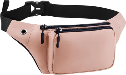 Miniatura 26 de Kamo Fanny Pack, Riñonera Mochila Impermeable Durable Poliéster Pequeño para el aire libre Ligero bolsa cruzada, bolso de día para Mujeres Hombres