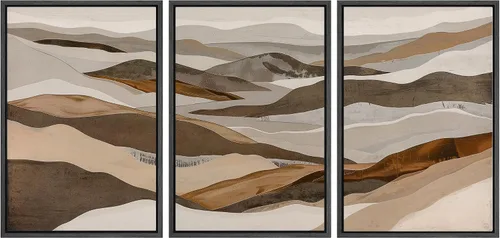 Miniatura 31 de SIGNWIN Lienzo enmarcado para pared, juego de arte dramático de cielo tormentoso, ilustraciones de paisaje nuboso Moody, arte moderno decorativo