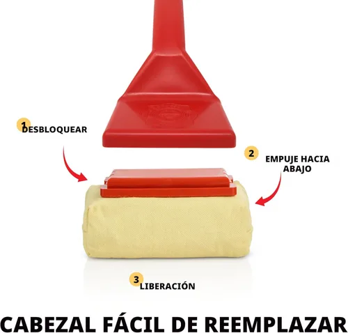 Miniatura 2 de Grill Rescue Cabezal de limpieza reemplazable para barbacoa, sin cerdas, herramientas de parrilla duraderas y únicas para rejillas de hierro fundido