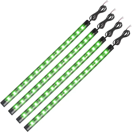 Miniatura 13 de YM E-Bright Tiras de luces LED ámbar/amarillas 5050 SMD impermeables para coches, luces de bajo para carritos de golf para motocicletas, barco