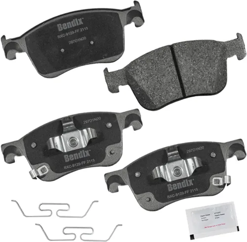 Miniatura 409 de Pastillas de freno delanteras cerámicas Bendix Priority1 CFC2302 para Hyundai Elantra 2021, Sonata 2022-2020, Kia K5 2023-2021