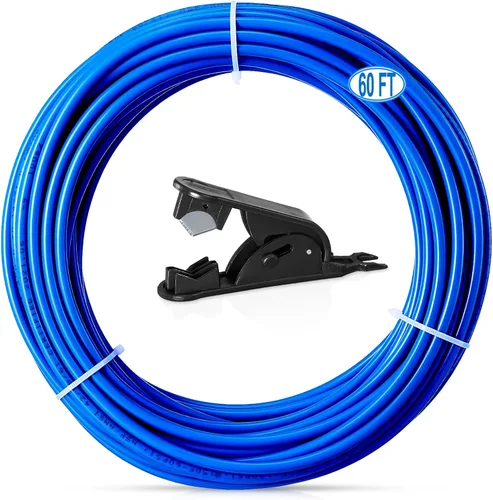 Miniatura 9 de Tubo de agua O.D.RO de 20 pies de 1/4 de pulgada, tubo certificado NSF para sistema de filtro de purificador de agua RO (ósmosis inversa), manguera