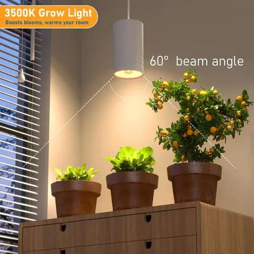 Miniatura 8 de Luces colgantes de crecimiento para plantas de interior de espectro completo, foco colgante COB para plantas altas grandes, jardín, hierbas
