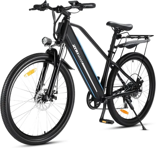 Miniatura 9 de ZNH Bicicleta eléctrica para adultos, bicicleta de montaña eléctrica de 26 pulgadas, motor sin escobillas de 1000 W, 23+MPH y batería extraíble