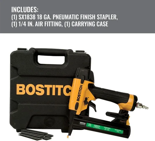 Miniatura 7 de BOSTITCH Grapadora de corona, estrecha, 18GA (SX1838K)