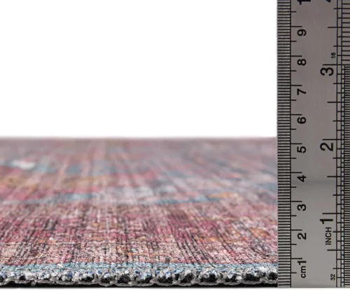 Miniatura 2 de Unique Loom Mangata Collection - Alfombra de área - Morgan (rectangular 2' 0" x 3' 0", azul antiguo/gris)