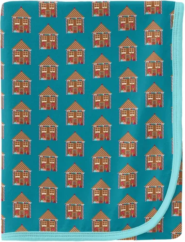 Miniatura 9 de KicKee - Manta para envolver con estampado, suave y sedosa, manta de seguridad, tamaño 40 x 29 pulgadas (gnomos rosa bebé, talla única)