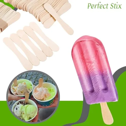 Miniatura 4 de Perfect Stix. Cucharas catadoras de madera. De 3,5 pulgadas de longitud (Paquete de 1000)