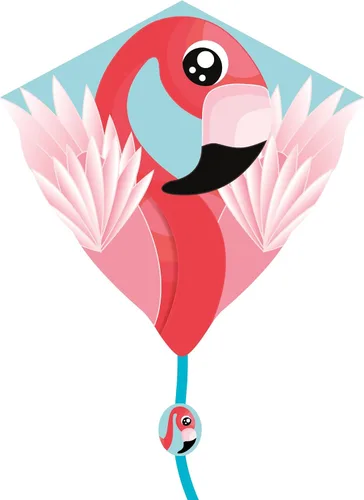 Miniatura 7 de X Kites DLX - Cometa de diamantes de lujo con FancyTails - tortuga, mariposa, unicornio, dragón y flamenco