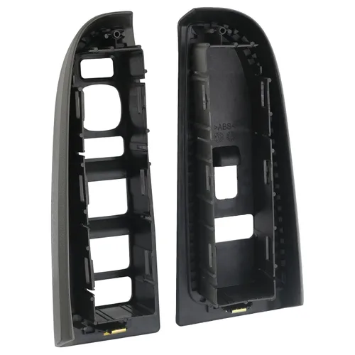 Miniatura 2 de Cubierta de bisel para interruptor de ventana, color gris, compatible con Chevy Chevrolet Avalanche Silverado Suburban Tahoe, GMC Sierra Yukon