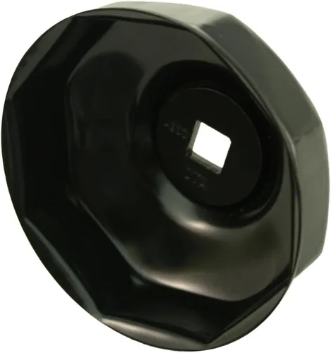 CTA Tools A263 Llave para Filtro de Aceite de Tipo Tapa - 76mm x 8 Flujas - Compatible con Jeep - Grado Profesional, Acabado Negro, Estampado con