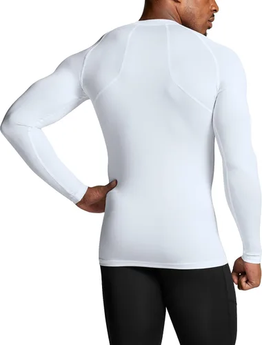 Miniatura 3 de ATHLIO - Paquete de 1 o 3 camisetas de compresión de manga larga con protección FPU 50 para hombre camiseta de protección para deportes acuáticos