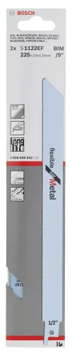 Miniatura 2 de Bosch 2608656042 Hoja de sierra sable S1122 Ef 2 Pcs