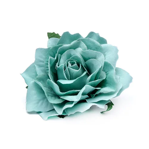 Miniatura 7 de Broche de flores para el pelo de rosa para mujer, para tocado de novia, bailarina flamenca, paquete de 10 unidades (mezcla de 10 colores)