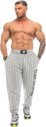 Miniatura 3 de BIG SAM SPORTSWEAR COMPANY Pantalones deportivos holgados con bolsillos para hombre, pantalones de gimnasio Oldschool