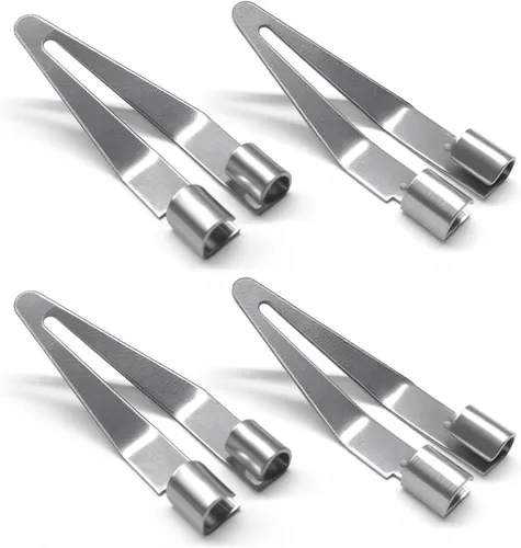 4 puntas de soldadura de plástico por pistola de soldador de plástico, puntas de soldador de plástico de acero inoxidable con codo de 45°, cabeza de