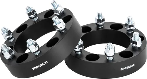 Miniatura 12 de 4 espaciadores de rueda centrados 5x115 de 1 pulgada con pernos de 0.551 x 0.059 in de orificio del cubo de 2.815 in compatibles con Dodge 5 Lug